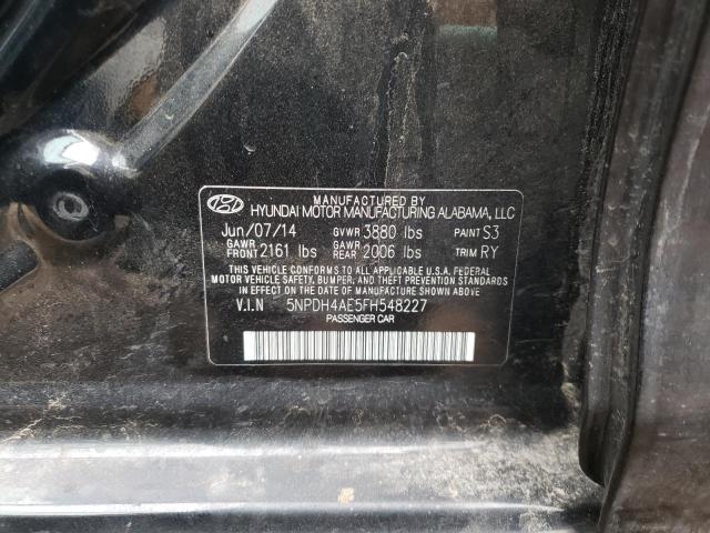 Photo 9 VIN: 5NPDH4AE5FH548227 - HYUNDAI ELANTRA SE 