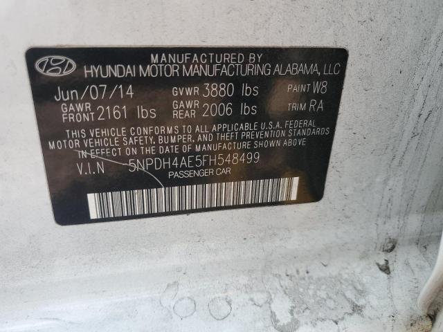 Photo 12 VIN: 5NPDH4AE5FH548499 - HYUNDAI ELANTRA 