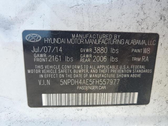 Photo 11 VIN: 5NPDH4AE5FH557977 - HYUNDAI ELANTRA SE 