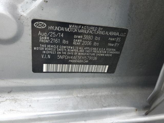 Photo 12 VIN: 5NPDH4AE5FH579106 - HYUNDAI ELANTRA SE 