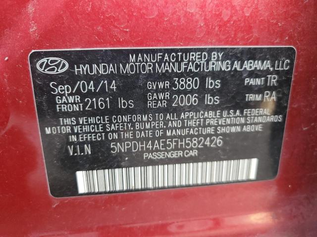 Photo 11 VIN: 5NPDH4AE5FH582426 - HYUNDAI ELANTRA 