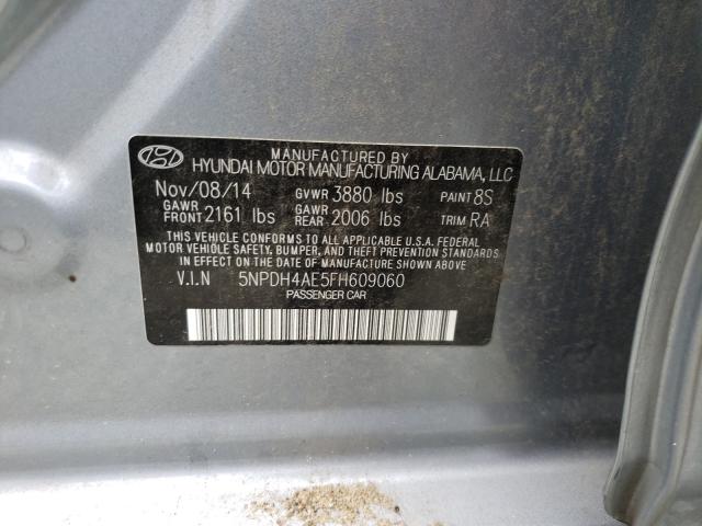 Photo 9 VIN: 5NPDH4AE5FH609060 - HYUNDAI ELANTRA SE 