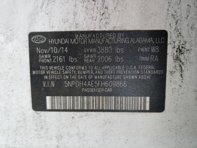 Photo 12 VIN: 5NPDH4AE5FH609866 - HYUNDAI ELANTRA 