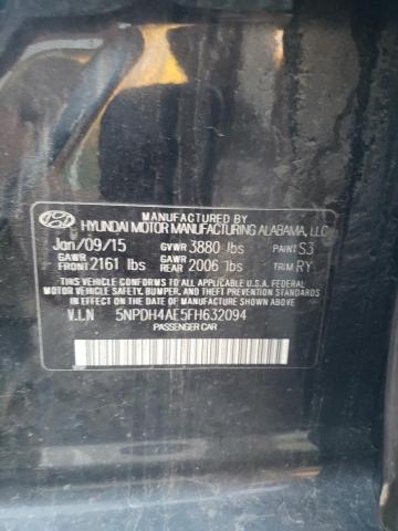 Photo 11 VIN: 5NPDH4AE5FH632094 - HYUNDAI ELANTRA SE 