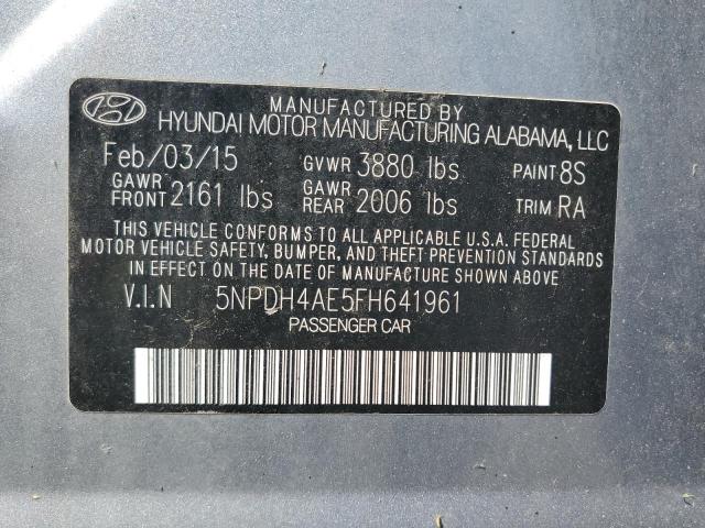 Photo 11 VIN: 5NPDH4AE5FH641961 - HYUNDAI ELANTRA 