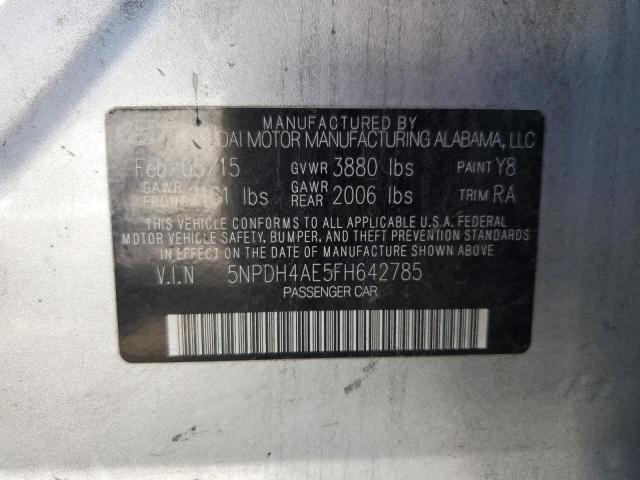 Photo 11 VIN: 5NPDH4AE5FH642785 - HYUNDAI ELANTRA SE 