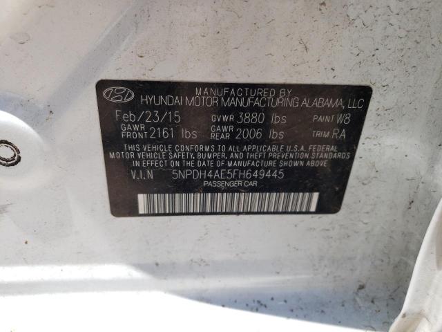 Photo 11 VIN: 5NPDH4AE5FH649445 - HYUNDAI ELANTRA 