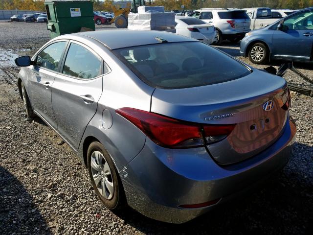 Photo 2 VIN: 5NPDH4AE5GH697299 - HYUNDAI ELANTRA SE 