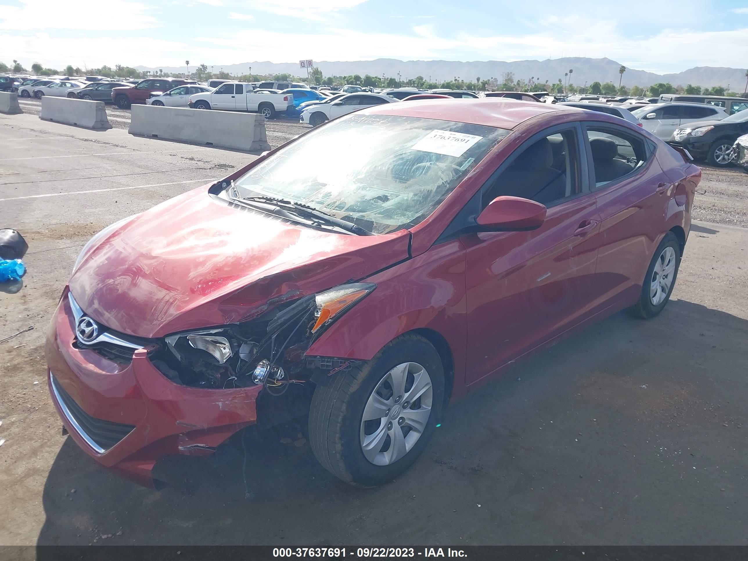 Photo 1 VIN: 5NPDH4AE5GH701769 - HYUNDAI ELANTRA 