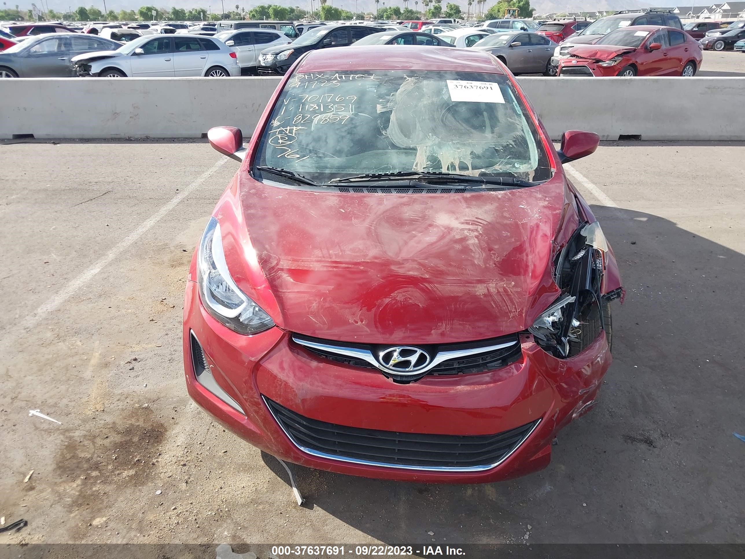 Photo 10 VIN: 5NPDH4AE5GH701769 - HYUNDAI ELANTRA 