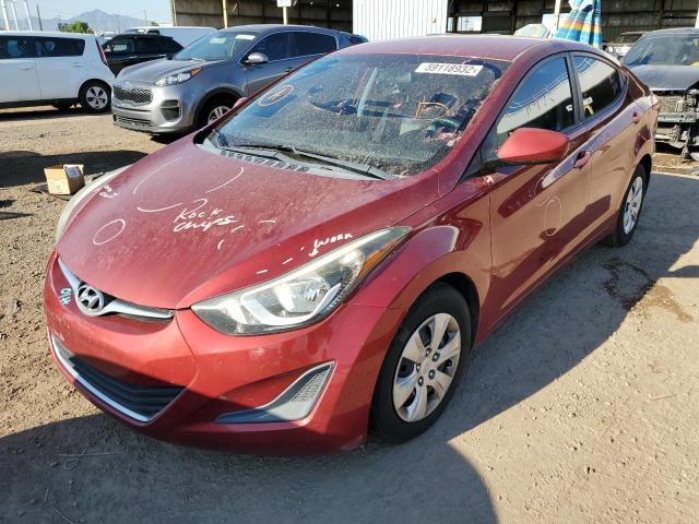 Photo 1 VIN: 5NPDH4AE5GH710956 - HYUNDAI ELANTRA SE 