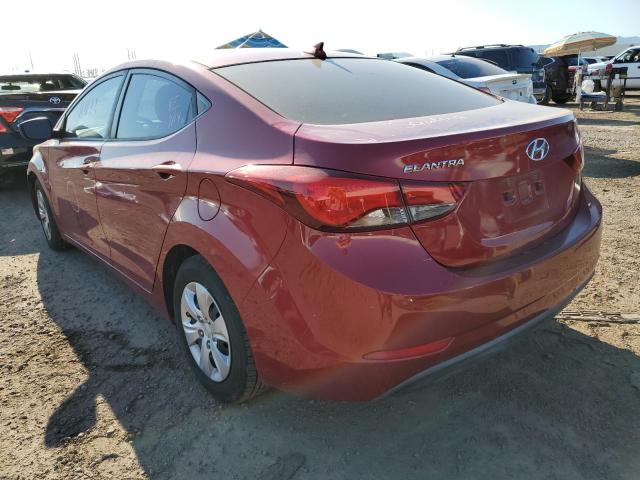 Photo 2 VIN: 5NPDH4AE5GH710956 - HYUNDAI ELANTRA SE 