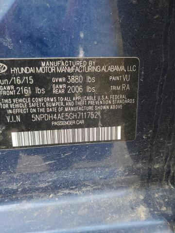 Photo 11 VIN: 5NPDH4AE5GH711752 - HYUNDAI ELANTRA 