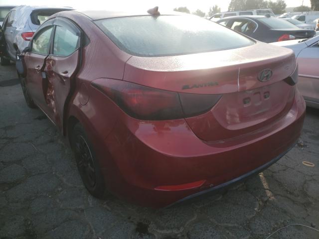 Photo 2 VIN: 5NPDH4AE5GH716210 - HYUNDAI ELANTRA SE 