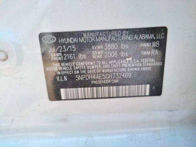 Photo 11 VIN: 5NPDH4AE5GH732469 - HYUNDAI ELANTRA 