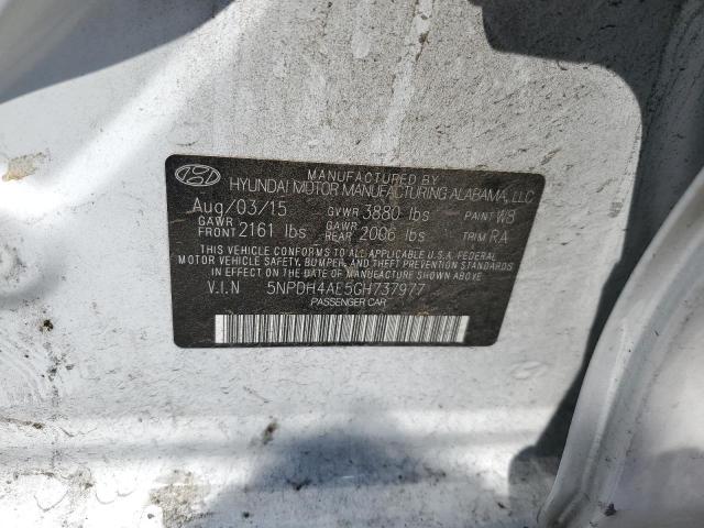 Photo 11 VIN: 5NPDH4AE5GH737977 - HYUNDAI ELANTRA 