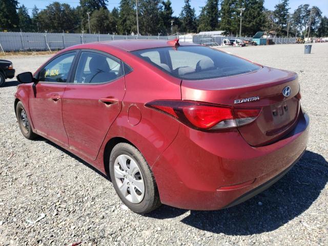 Photo 2 VIN: 5NPDH4AE5GH755945 - HYUNDAI ELANTRA SE 