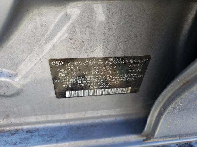 Photo 11 VIN: 5NPDH4AE5GH765987 - HYUNDAI ELANTRA 