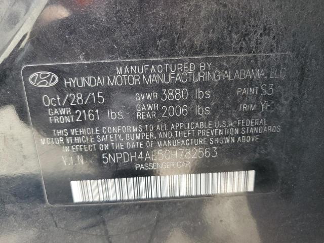 Photo 11 VIN: 5NPDH4AE5GH782563 - HYUNDAI ELANTRA SE 