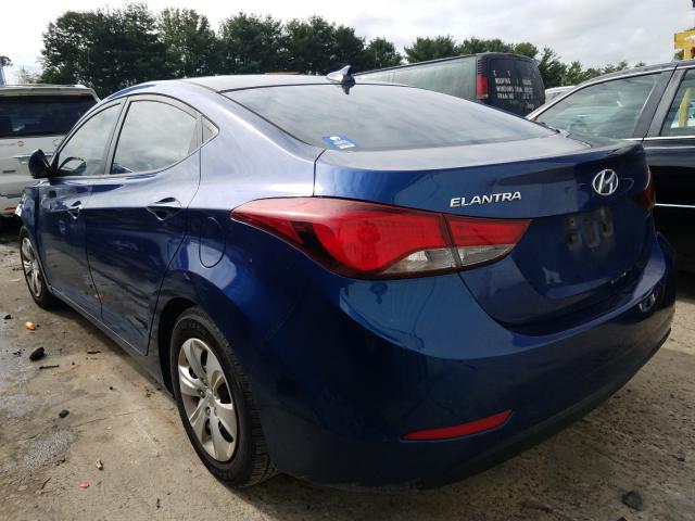 Photo 2 VIN: 5NPDH4AE5GH782840 - HYUNDAI ELANTRA SE 