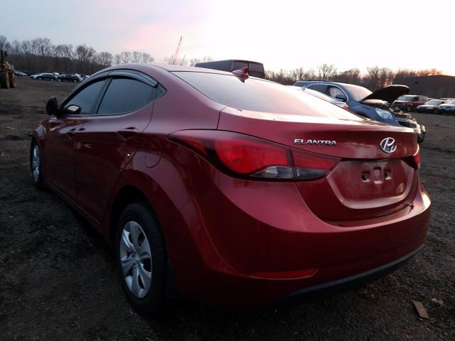 Photo 2 VIN: 5NPDH4AE5GH783387 - HYUNDAI ELANTRA SE 