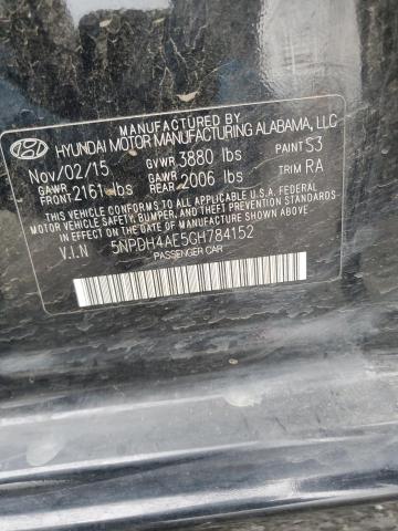 Photo 11 VIN: 5NPDH4AE5GH784152 - HYUNDAI ELANTRA 