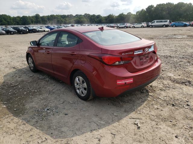 Photo 2 VIN: 5NPDH4AE5GH786984 - HYUNDAI ELANTRA SE 