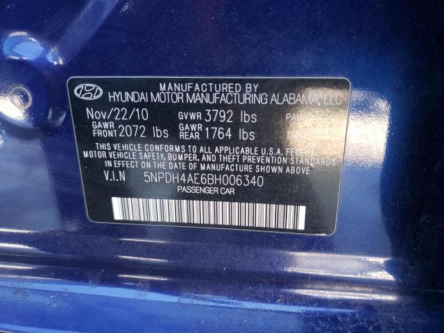 Photo 11 VIN: 5NPDH4AE6BH006340 - HYUNDAI ELANTRA 