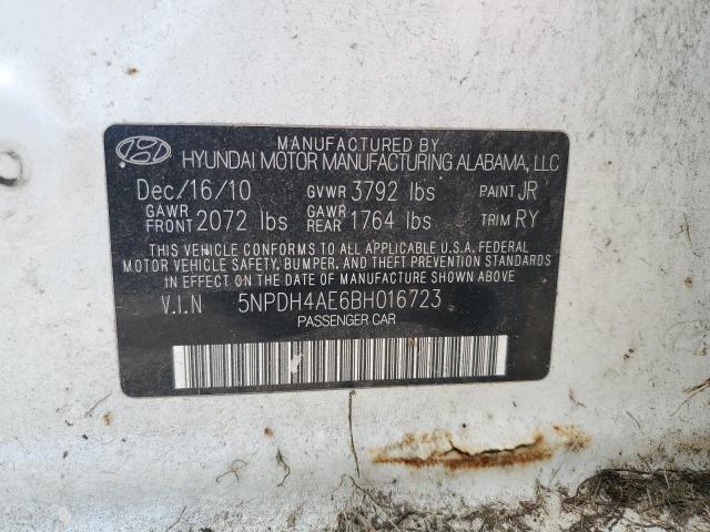 Photo 11 VIN: 5NPDH4AE6BH016723 - HYUNDAI ELANTRA 