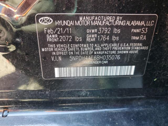 Photo 11 VIN: 5NPDH4AE6BH035076 - HYUNDAI ELANTRA GL 