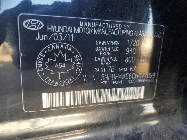 Photo 11 VIN: 5NPDH4AE6CH077099 - HYUNDAI ELANTRA GL 