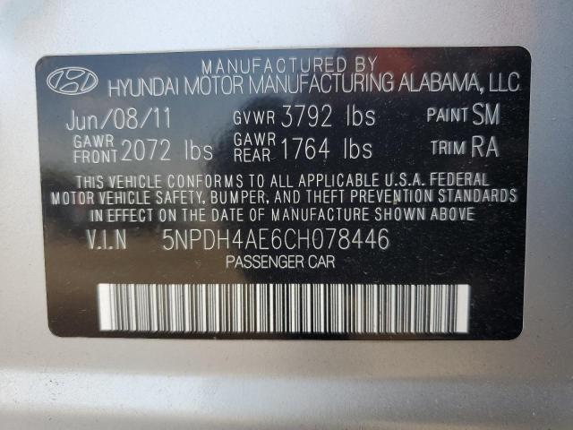 Photo 12 VIN: 5NPDH4AE6CH078446 - HYUNDAI ELANTRA 