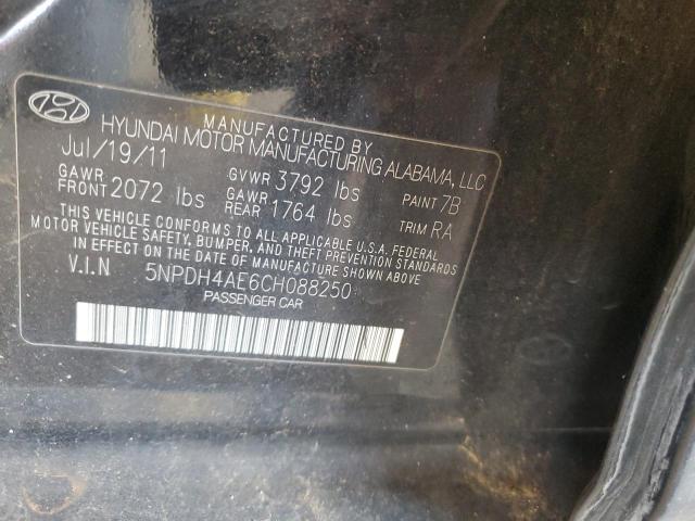 Photo 11 VIN: 5NPDH4AE6CH088250 - HYUNDAI ELANTRA 