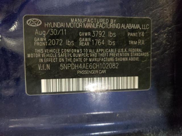 Photo 11 VIN: 5NPDH4AE6CH102082 - HYUNDAI ELANTRA 