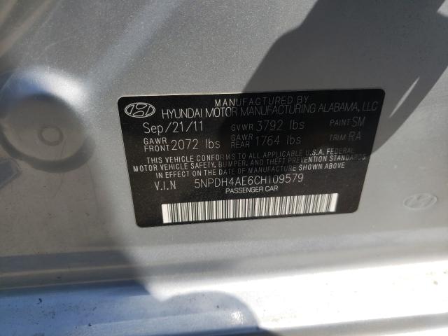 Photo 9 VIN: 5NPDH4AE6CH109579 - HYUNDAI ELANTRA 