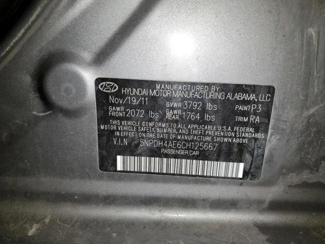 Photo 11 VIN: 5NPDH4AE6CH125667 - HYUNDAI ELANTRA GL 