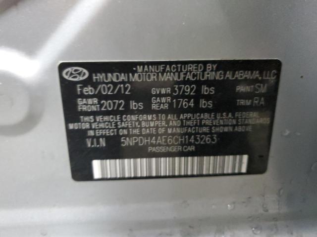 Photo 11 VIN: 5NPDH4AE6CH143263 - HYUNDAI ELANTRA 