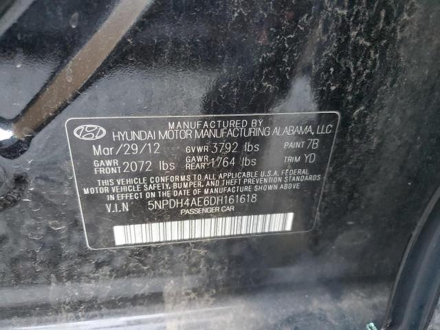 Photo 11 VIN: 5NPDH4AE6DH161618 - HYUNDAI ELANTRA 