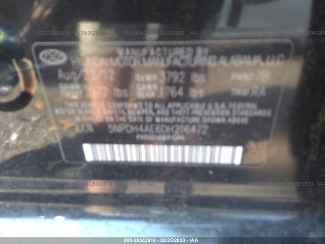 Photo 8 VIN: 5NPDH4AE6DH216472 - HYUNDAI ELANTRA 