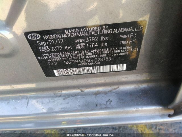 Photo 8 VIN: 5NPDH4AE6DH228783 - HYUNDAI ELANTRA 