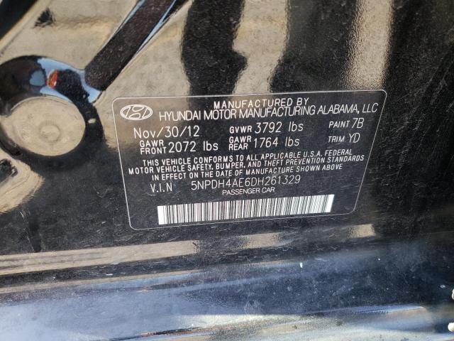 Photo 12 VIN: 5NPDH4AE6DH261329 - HYUNDAI ELANTRA GL 