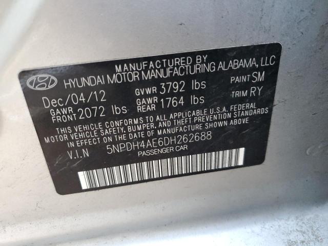 Photo 11 VIN: 5NPDH4AE6DH262688 - HYUNDAI ELANTRA GL 