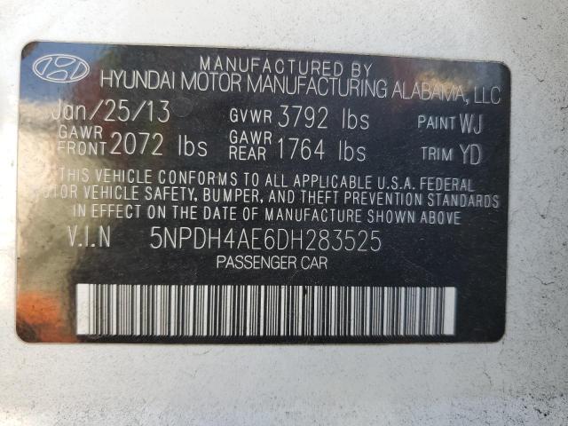 Photo 11 VIN: 5NPDH4AE6DH283525 - HYUNDAI ELANTRA GL 