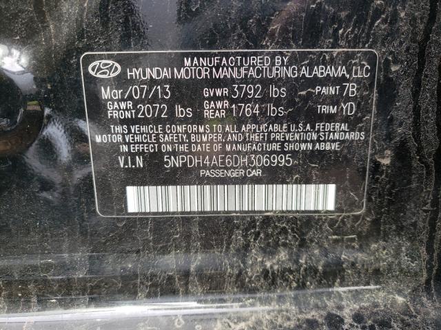 Photo 9 VIN: 5NPDH4AE6DH306995 - HYUNDAI ELANTRA GL 