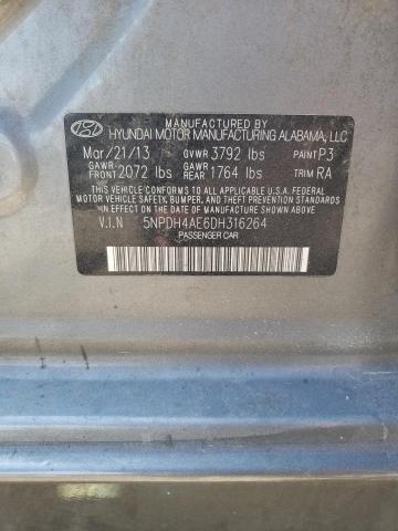 Photo 11 VIN: 5NPDH4AE6DH316264 - HYUNDAI ELANTRA 