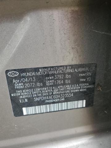 Photo 11 VIN: 5NPDH4AE6DH323554 - HYUNDAI ELANTRA 