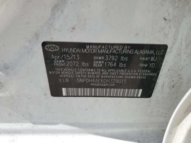 Photo 11 VIN: 5NPDH4AE6DH329015 - HYUNDAI ELANTRA GL 