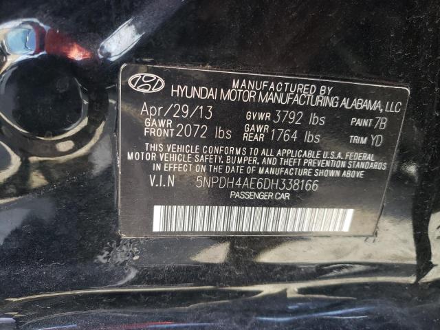 Photo 11 VIN: 5NPDH4AE6DH338166 - HYUNDAI ELANTRA GL 