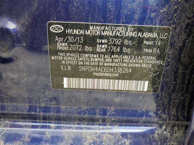 Photo 11 VIN: 5NPDH4AE6DH338264 - HYUNDAI ELANTRA 