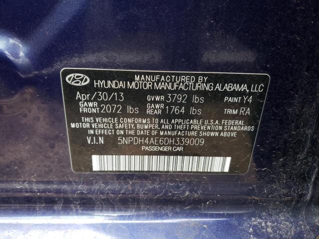 Photo 11 VIN: 5NPDH4AE6DH339009 - HYUNDAI ELANTRA GL 